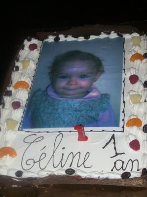 mon gateau pour mes 1 an