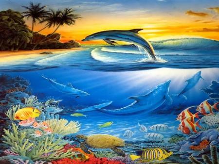 mes animaux favoris (les dauphins)